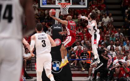 L'Olimpia Milano batte la Virtus: -1 dal tricolore