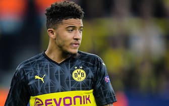 Jadon Sancho of Borussia Dortmund during the UEFA Champions League group F match between Borussia Dortmund and FC Barcelona at at the BVB stadium on September 17, 2019 in Dortmund, Germany(Photo by VI Images via Getty Images)