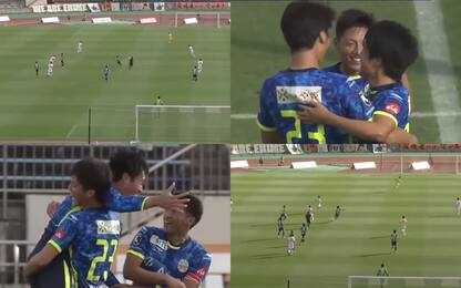 Yamagata esagerato: 2 gol da centrocampo. VIDEO
