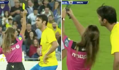 Arbitro ferma Kakà: giallo e poi... selfie. VIDEO