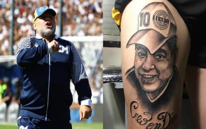 Si tatua Maradona... e Diego lascia il Gimnasia