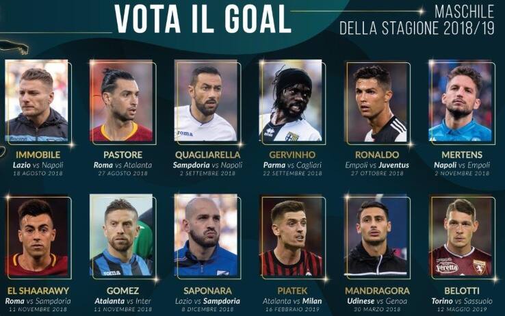 I candidati al miglior gol del 2018/19