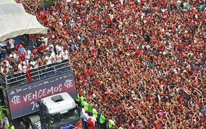 Delirio Flamengo, che festa coi tifosi a Rio. FOTO