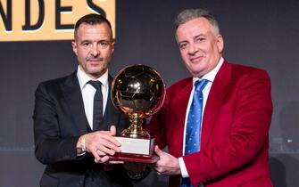 Golden Boy 2019 - Premio calcistico come miglior Under 21 di Eur Foto LaPresse - Andrea Alfano
16 Dicembre 2019 Torino, Italia
Sport
Calcio
Golden Boy 2019 - Premio calcistico come miglior Under 21 di Europa istituito da Tuttosport
Nella foto: Jorge Mendes
Photo LaPresse - Andrea Alfano
December 16, 2019 Torino, Italy
sport
Soccer
Golden Boy Awards 2019 - The Award as the best Under-21 in Europe by Tuttosport
In the pic: Jorge Mendes