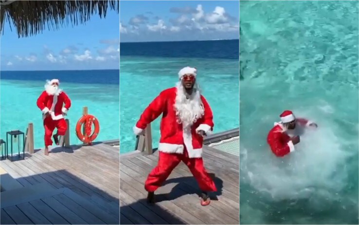 Babbo Natale Balla.Patrice Evra E Il Suo Pazzo Natale Balla Santa Is Going Crazy Su Instagram Video Sky Sport