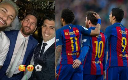 Neymar, Messi e Suarez: rimpatriata su Instagram