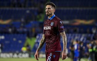 GETAFTE, SPAIN - SEPTEMBER 19: Jose Sosa of Trabzonspor AS during the UEFA Europa League   match between Getafe v Trabzonspor at the Coliseum Alfonso Perez on September 19, 2019 in Getafte Spain (Photo by David S. Bustamante/Soccrates/Getty Images)