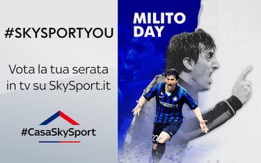#SkySportYou, vota la tua partita del "Milito Day"