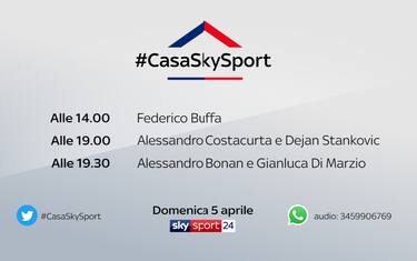 A #CasaSkySport: Federico Buffa e Dejan Stankovic