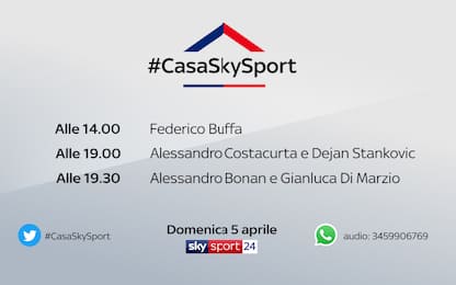 A #CasaSkySport: Federico Buffa e Dejan Stankovic