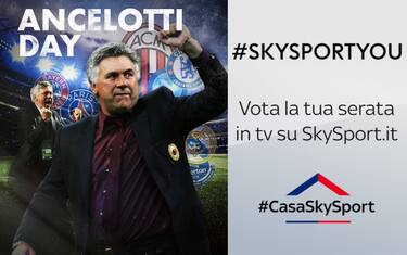 #SkySportYou, "Ancelotti Day": vota la tua partita