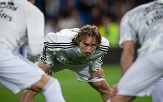 Luka Modric of Real Madrid during the match Real Madrid v Real Betis, of LaLiga 2019/2020 season, date 12. Santiago Bernabeu Stadium. Madrid, Spain, 2 Nov 2019