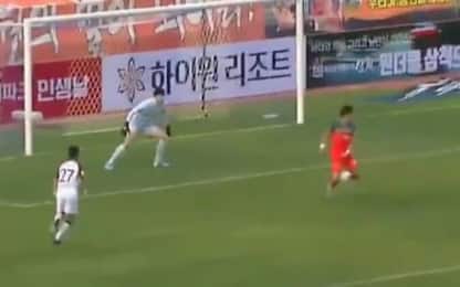 La K-League parte alla grande: gran gol di tacco!