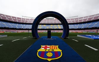 BARCELONA, SPAIN - SEPTEMBER 18:  A general view of the Camp Nou stadium ahead of the Group B match of the UEFA Champions League between FC Barcelona and PSV at Camp Nou on September 18, 2018 in Barcelona, Spain.  (Photo by Alex Caparros/Getty Images)