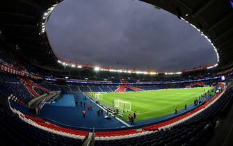 PARIS, FRANCE - OCTOBER 24:  General view inside the stadium prior to the Group C match of the UEFA Champions League between Paris Saint-Germain and SSC Napoli at Parc des Princes on October 24, 2018 in Paris, France.  (Photo by Justin Setterfield/Getty Images)