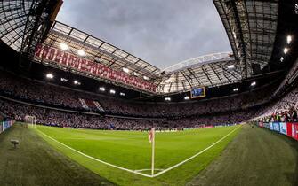 AMSTERDAM, NETHERLANDS - SEPTEMBER 19: General view stadium of Ajax during the UEFA Champions League  match between Ajax v AEK Athene at the Johan Cruijff Arena on September 19, 2018 in Amsterdam Netherlands (Photo by Erwin Spek /Soccrates/Getty Images)