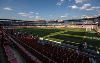 PRAGUE, CZECH REPUBLIC - AUGUST 05: A general view of Letna Stadium before the UEFA Champions League Third Qualifying Round 2nd Leg match between Sparta Prague and CSKA Moscow on August 5, 2015 in Prague, Czech Republic.  (Photo by Matej Divizna/Getty Images)