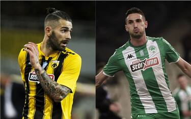 AEK Atene-Panathinaikos 1-1: gol "italiani"