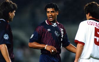 Frank Rijkaard during the Champions League final match between Ajax Amsterdam and AC Milan on May 24, 1995 in Vienna, Austria.(Photo by VI Images via Getty Images)