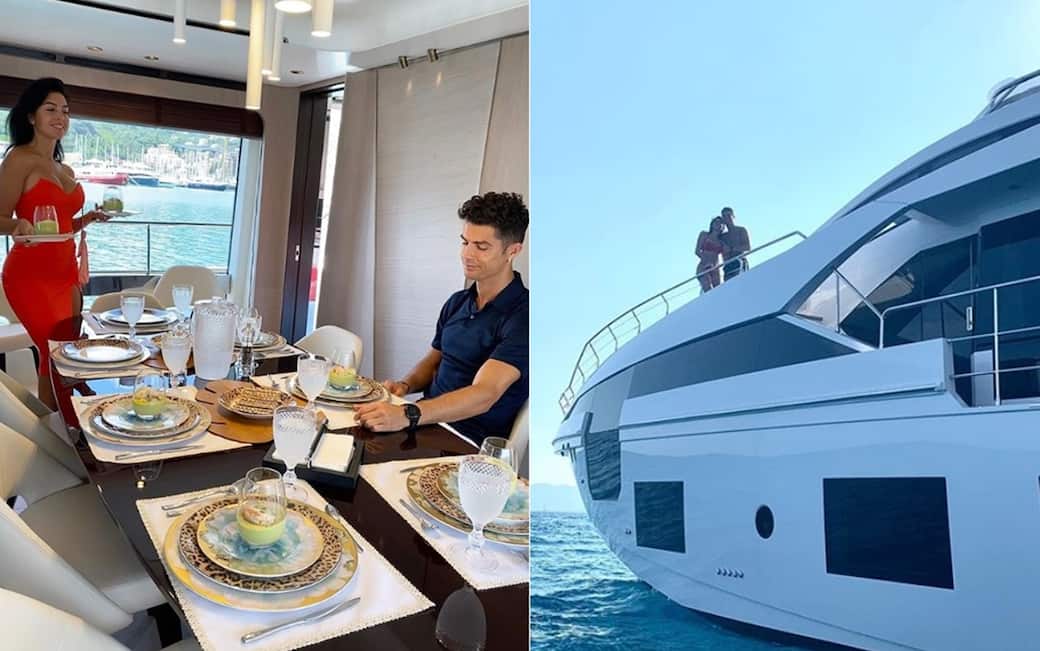 Cristiano Ronaldo e il nuovo Yacht: le vacanze con Georgina Rodriguez ...