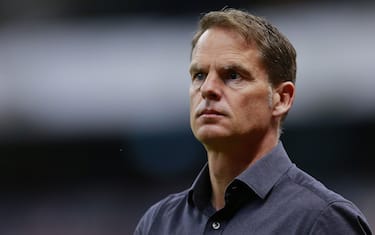 MEXICO CITY, MEXICO - MARCH 11: Frank de Boer, Head Coach of Atlanta United looks on during a quarter final first leg match between Club America and Atlanta United as part of CONCACAF Champions League 2020 at Azteca on March 11, 2020 in Mexico City, Mexico. (Photo by Mauricio Salas/Jam Media/Getty Images)