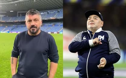 Gattuso fa gli auguri a Maradona: "Ti voglio bene"