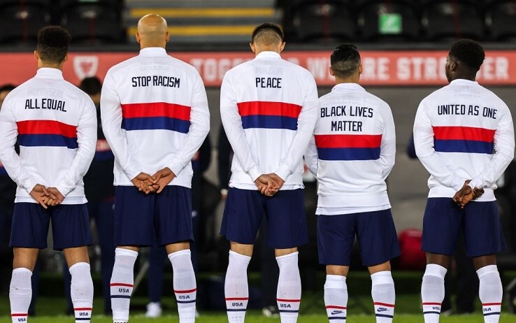 Le maglie indossate da Robinson, Brooks, Miazga, Lletget e Musah