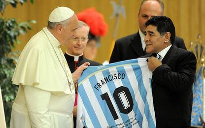 Maradona, Papa Francesco ricorda i loro incontri