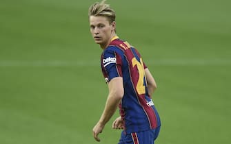 Frenkie de Jong of FC Barcelona looks ahead during the Joan Gamper Trophy match between FC Barcelona and Elche CF played at Camp Nou Stadium on September 19, 2020 in Barcelona, Spain. (Photo by Pressinphoto)