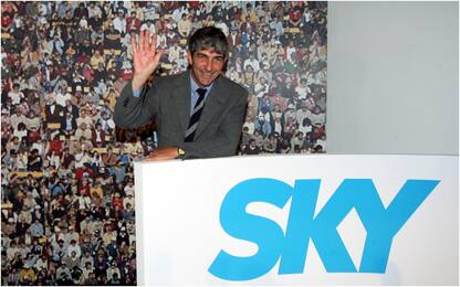 Paolo Rossi e gli anni a Sky: le foto più belle