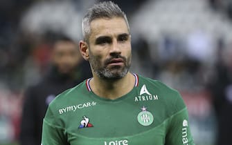 REIMS, FRANCE - DECEMBER 8: Loic Perrin of Saint-Etienne following the Ligue 1 match between Stade de Reims and AS Saint-Etienne (ASSE) at Stade Auguste Delaune on December 8, 2019 in Reims, France. (Photo by Jean Catuffe/Getty Images)