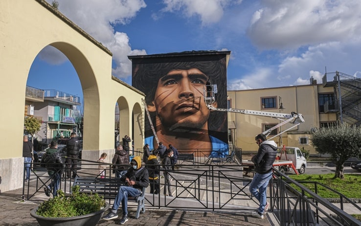 pix Murales Diego Maradona Napoli maradona il nuovo murales di jorit