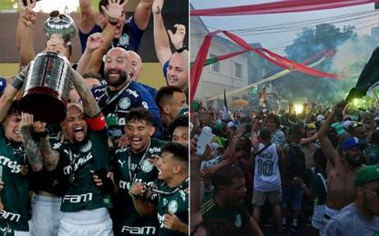 Santos ko, Palmeiras è campione: tifosi in delirio