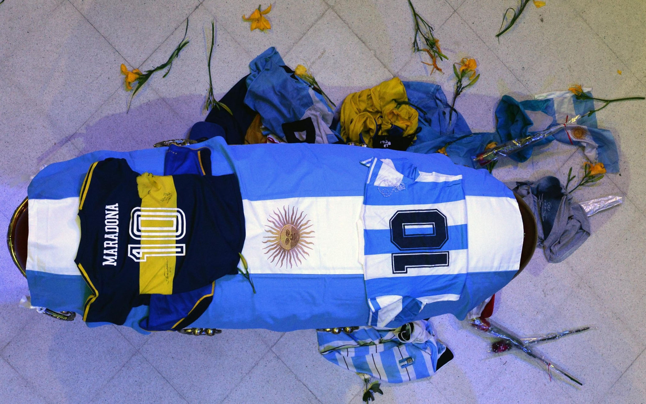 maradona feretro