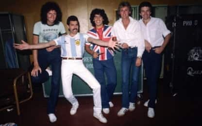 Maradona e Freddie Mercury: un "flash" da 40 anni 
