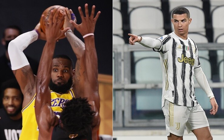 LeBron James e Cristiano Ronaldo LeBron James e Cristiano Ronaldo