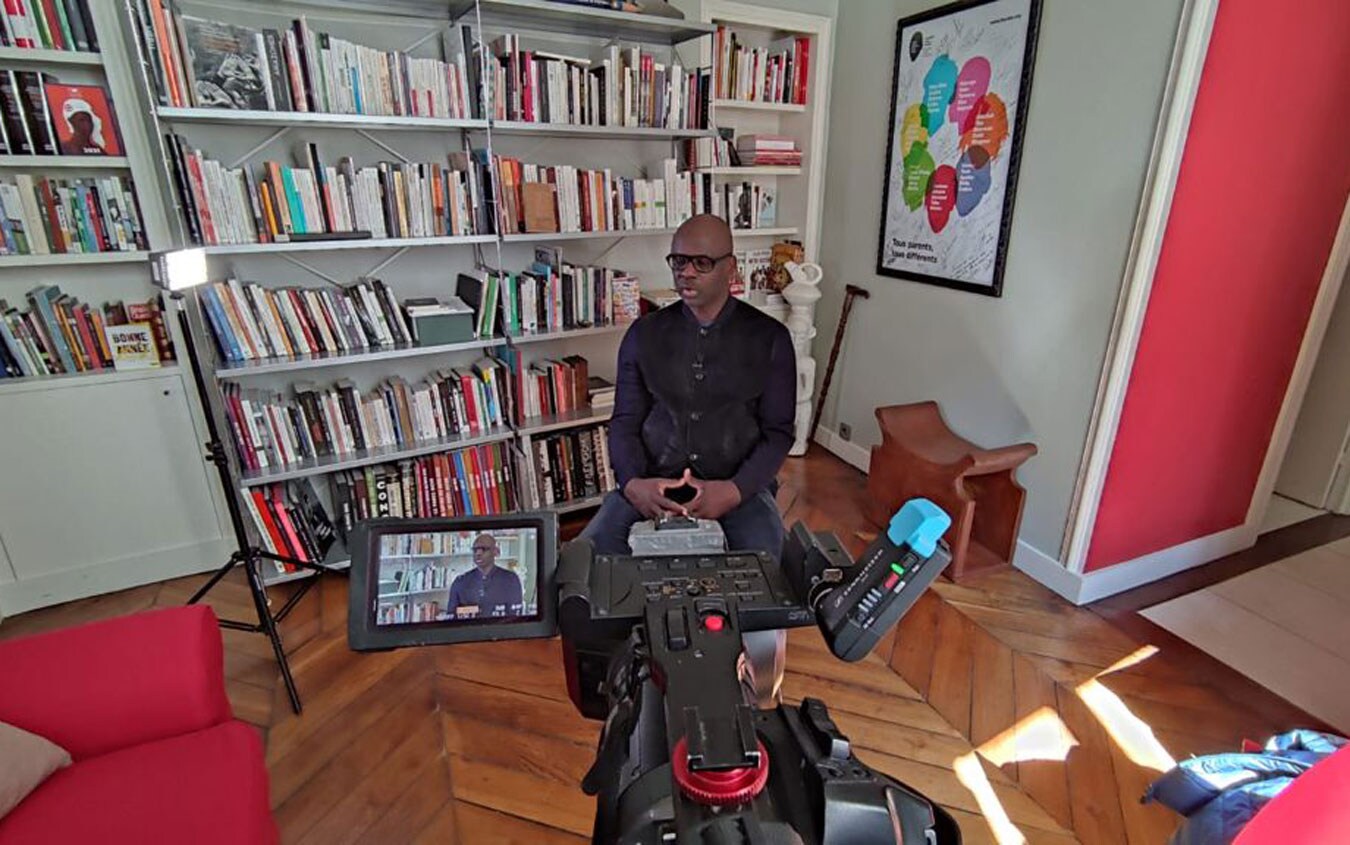 Un "dietro le quinte" dell'intervista di Sky a Thuram Thuram