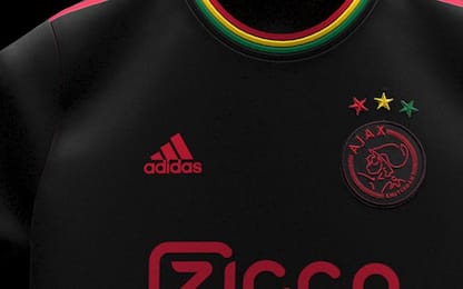 Ajax, la terza maglia ispirata a Bob Marley. FOTO