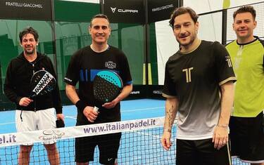 Totti, sfida Milano-Roma a padel: chi avrà vinto?