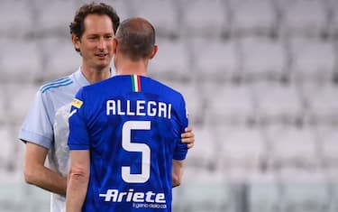 allegri elkann partita del cuore