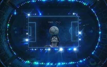 Argentina-Cile, l'omaggio a Maradona. VIDEO