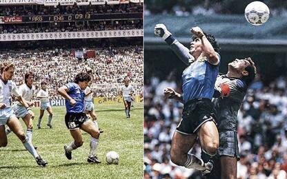 "Gol del siglo" e "mano de Dios" compiono 35 anni