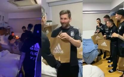 Messi fa 34 anni, che sorpresa dei compagni! VIDEO