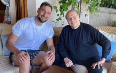 Donnarumma incontra Berlusconi: "Sempre un onore"