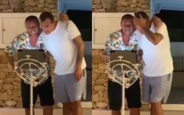 Cassano-Vieri show a Formentera, cantano "Volare"