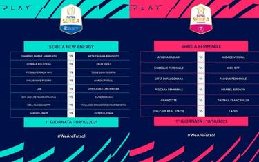 Calcio a 5, i calendari della nuova stagione