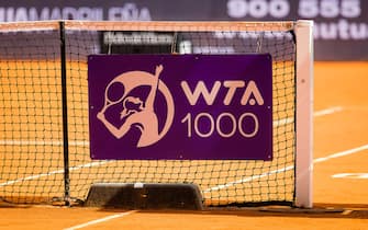 WTA Logo during the first round of the Mutua Madrid Open 2021, Masters 1000 tennis tournament on April 30, 2021 at La Caja Magica in Madrid, Spain - Photo Rob Prange / Spain DPPI / DPPI / LiveMedia