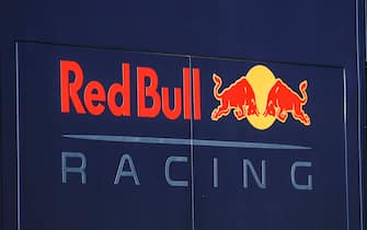 Red Bull Racing Logo, F1 Grand Prix of Hungary at Hungaroring on July 30, 2021 in Budapest, Hungary. (Photo by HOCH ZWEI)