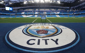 epa09148345 (FILE) -  A general view of the Etihad stadium before the English Premier League match between Manchester City and Chelsea in Manchester, Britain, 23 November 2019 (reissued 20 April 2021). Manchester City confirmed on 20 April 2021 that the club officially started the procedures to withdraw from plans for a European Super League.  EPA/JON SUPER EDITORIAL USE ONLY. No use with unauthorized audio, video, data, fixture lists, club/league logos or 'live' services. No use in betting, games or single club/league/player publications *** Local Caption *** 56211648