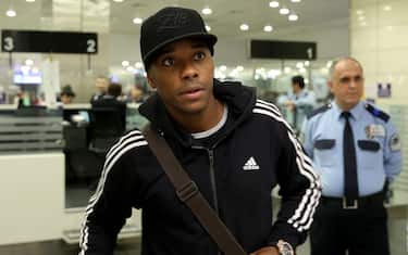 ISTANBUL, TURKEY - JANUARY 23: Brazilian football player Robinho arrives to Istanbul with his family, to deal about his transfer to Demir Grup Sivasspor football team in Istanbul, Turkey on January 23, 2018. (Photo by Islam Yakut/Anadolu Agency/Getty Images)